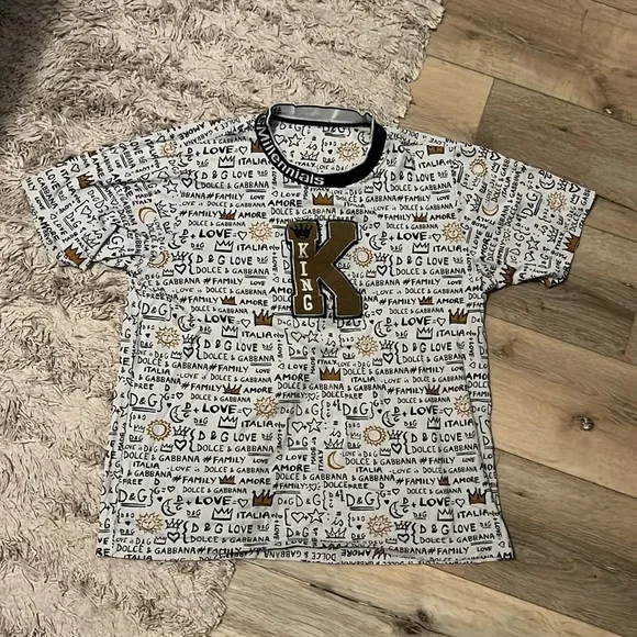 🛑 1 hour sale. Dolce&Gabbana, Mens Multi color top Size 16/26 - Picture 5 of 9